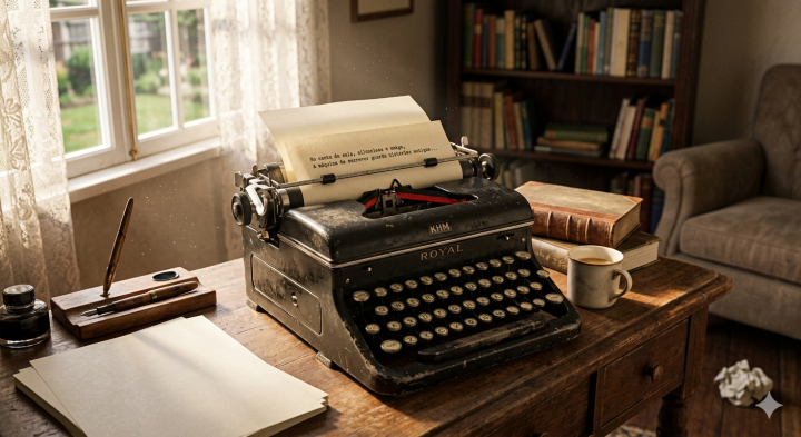 Máquina de escribir antigua